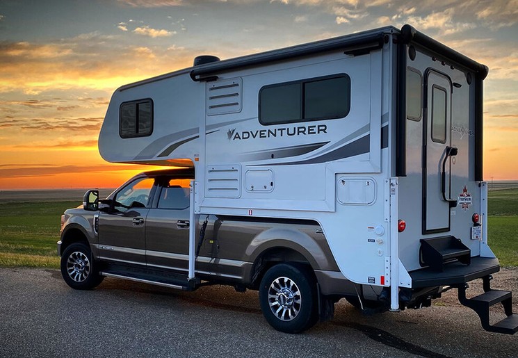 Truck camper in Canada