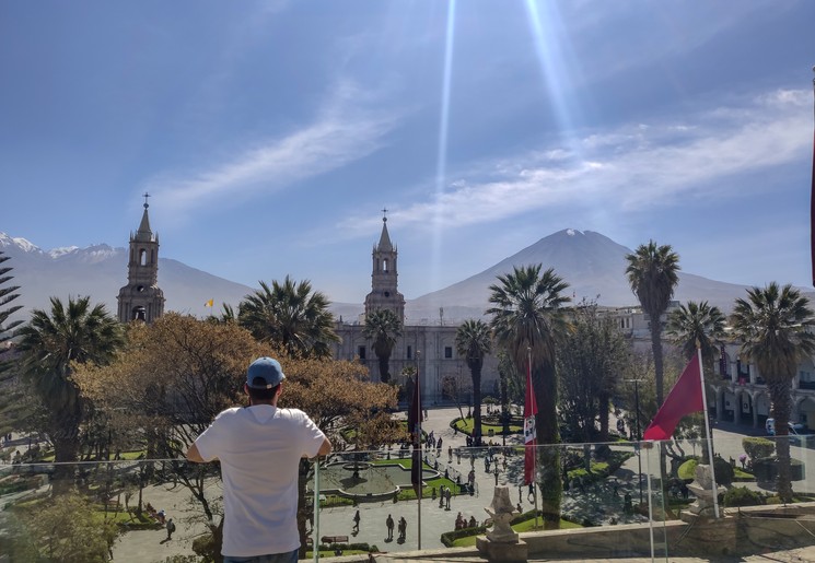 Uitzicht boutiquehotel Arequipa