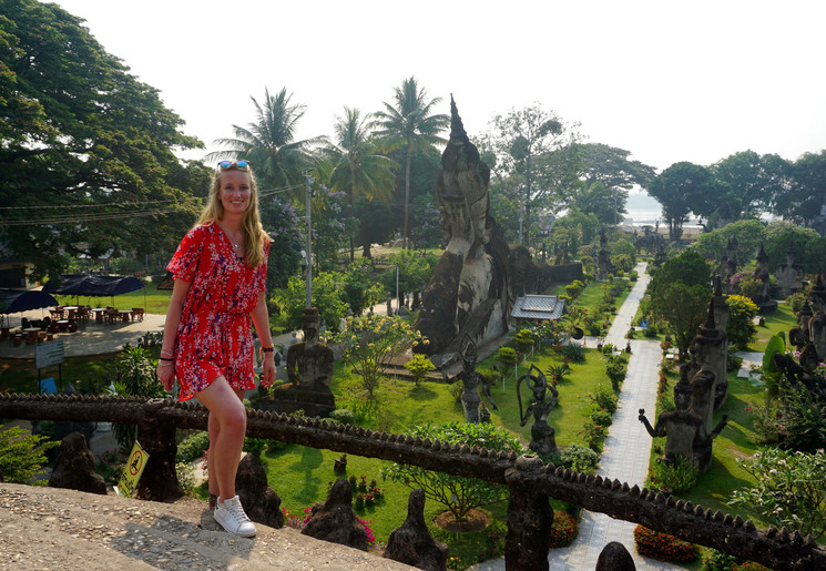 Uw uitzicht wanneer u in het park omhoog klimt!
