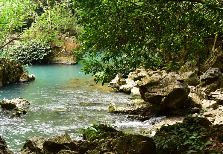 Omgeving van Hang Pac Bo, Noord-Vietnam
