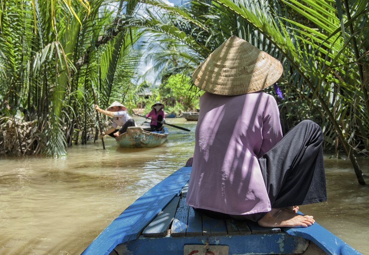 Vietnam Mekongdelta bootjes