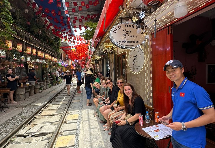 Gezellige straatjes in Hanoi, Vietnam