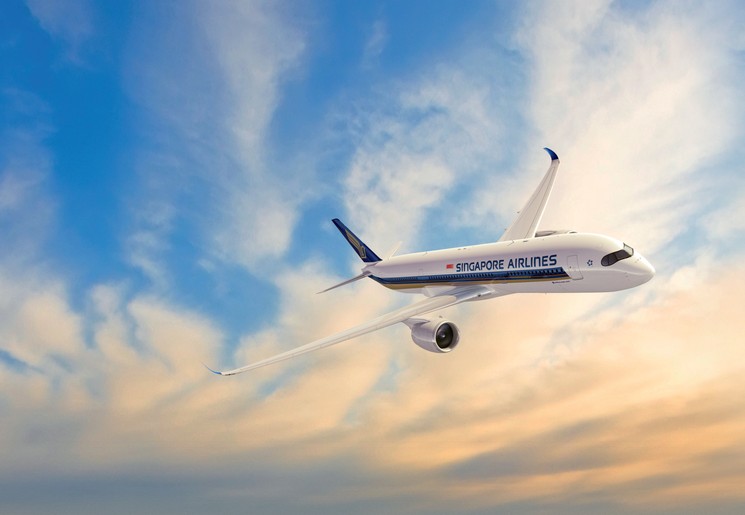 Vliegtuig van Singapore Airlines
