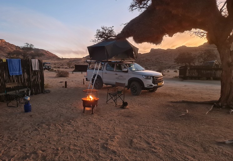 Op avontuur in Namibië met een daktent