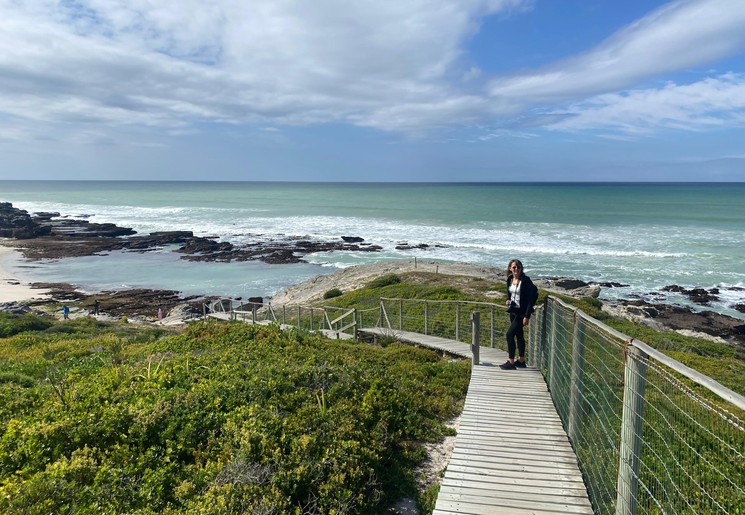 Walvissen spotten in de Hoop Nature Reserve, Zuid-Afrika