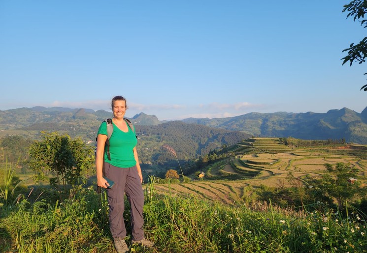 Wandelen in de omgeving van Sapa, noord-Vietnam