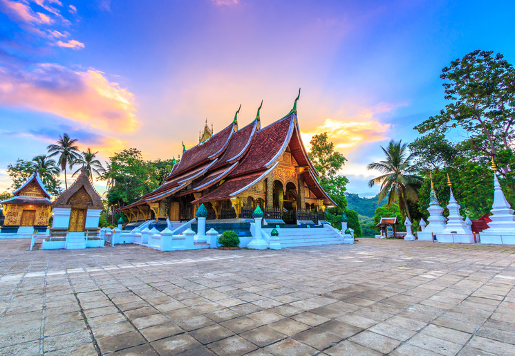 Bezoek tempels in Laos