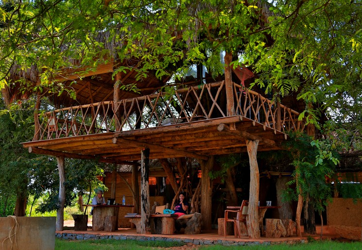 Wellawaya boerderij verblijf, Sri Lanka