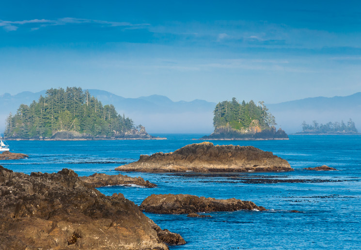 Prachtige kusten bij Ucluelet.