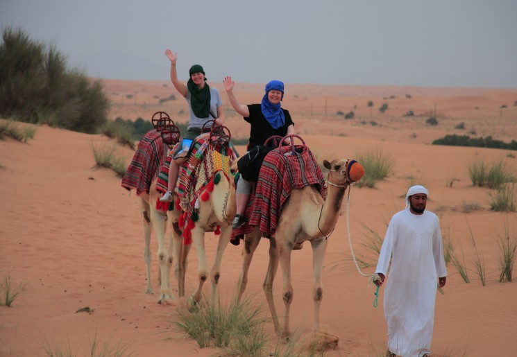 Op excursie door de woestijn van Dubai