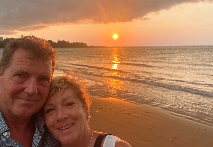 Foto zonsondergang Darwin