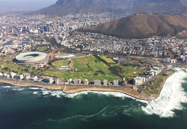 Helicptervlucht boven Kaapstad Helicptervlucht boven Kaapstad