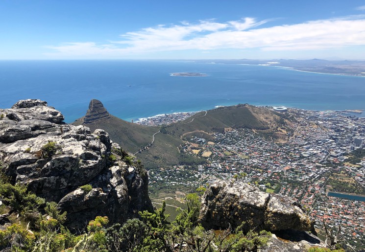 Uitzicht vanaf de Tafelberg