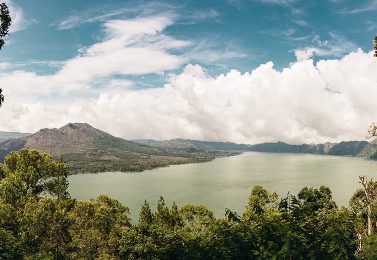 Uitzicht over het Baturmeer, Bali