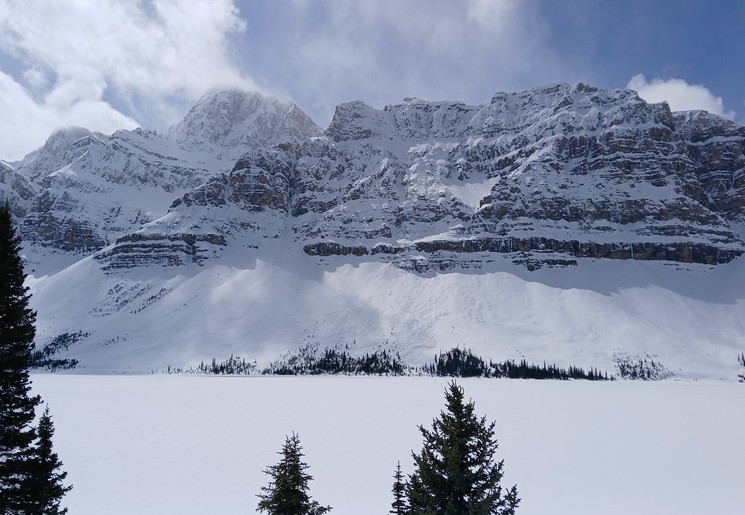 Besneeuwde bergen in Banff National Park
