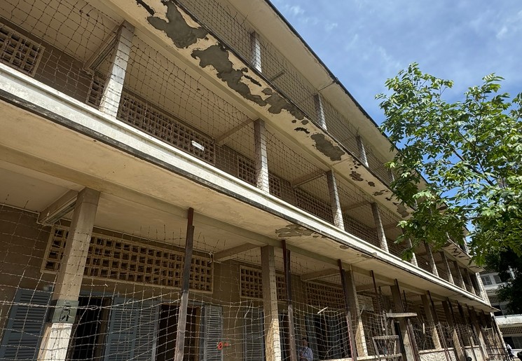 De gevangenis Tuol Sleng, Cambodja