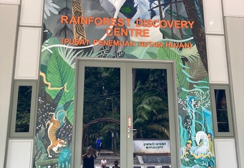 Het Rainforest Discovery Centre in de lodge