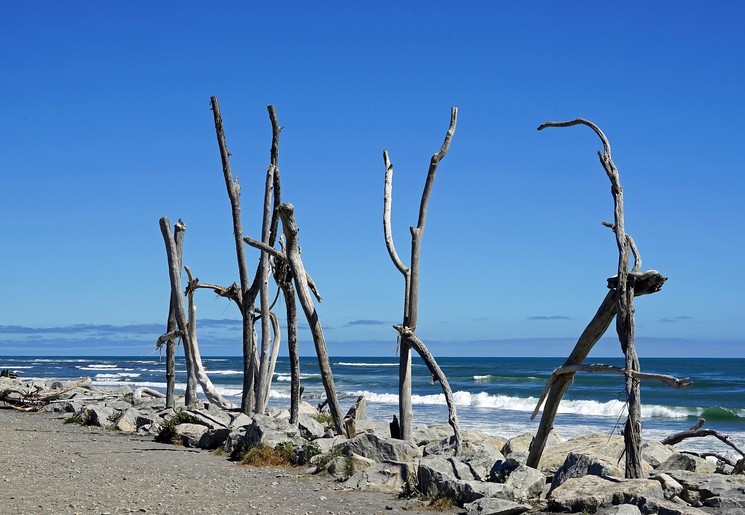 Strand van Hokitika, Nieuw-Zeeland