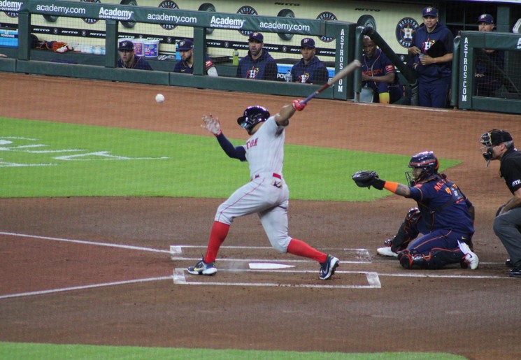 Woon een honkbalwedstrijd in Houston, Texas bij als je in Amerika bent