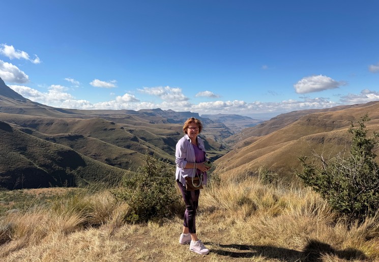Reisspecialist Ingrid in Lesotho