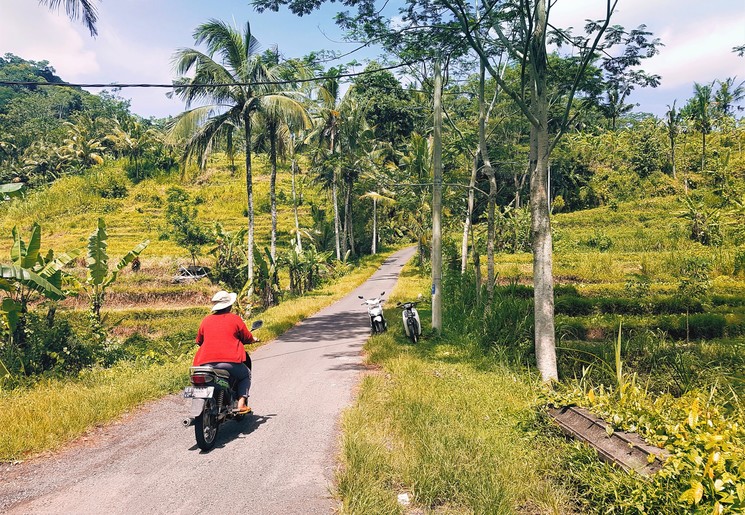 Rust in de omgeving van Sidemen, Bali