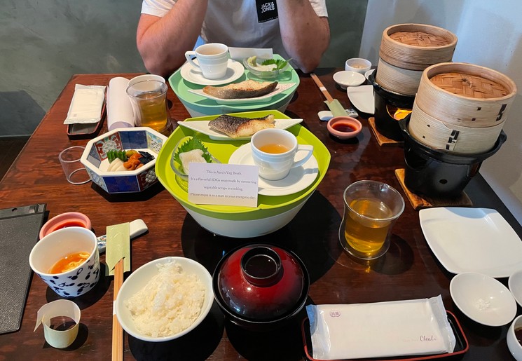 Japans ontbijt in Hakone