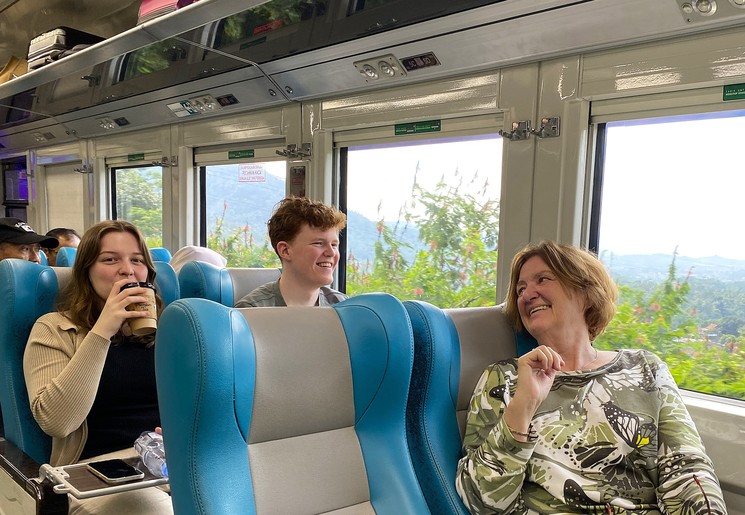 Treinreis in Java, van Bandung naar Jogyakarta