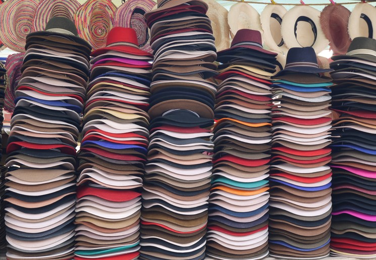 Plaza de Ponchos in Otavalo, Ecuador