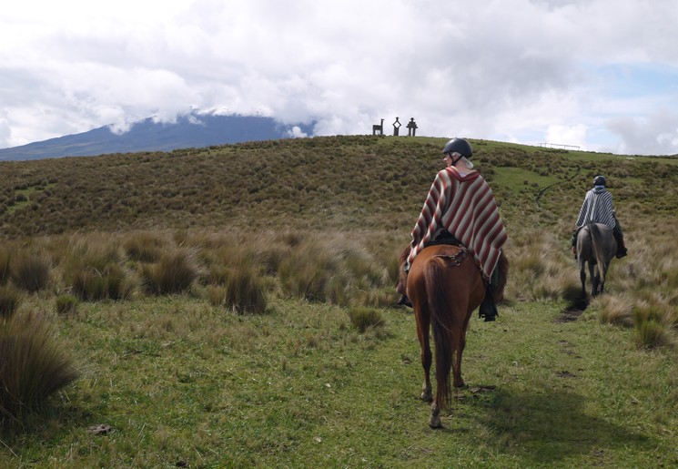 De Cotopaxi-vulkaan liet zich niet zien tijdens de reis door Ecuador