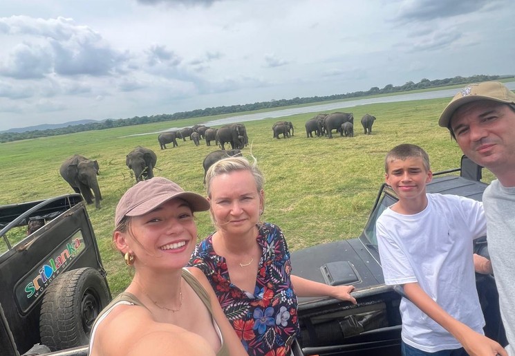 Op safari in Sri Lanka