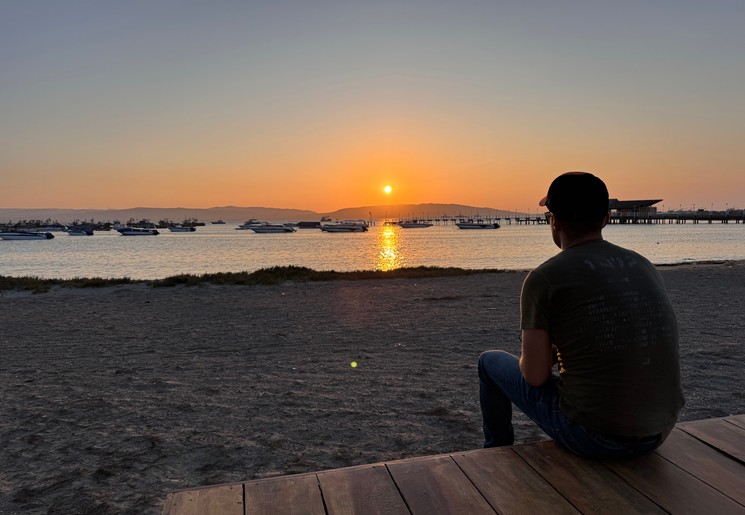 Zonsondergang in Peru