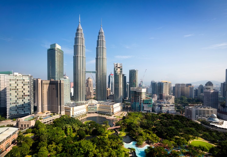 Panoramisch uitzicht over Kuala Lumpur