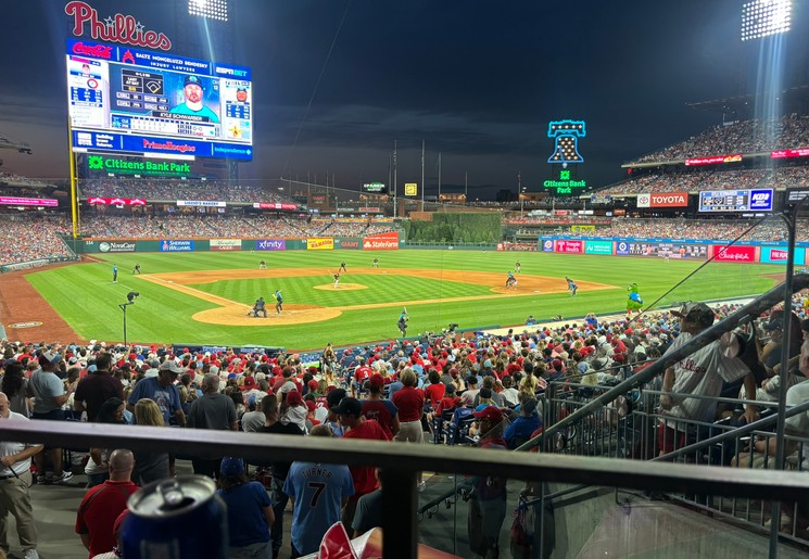 Honkbalwedstrijd in Citizens Bank Park