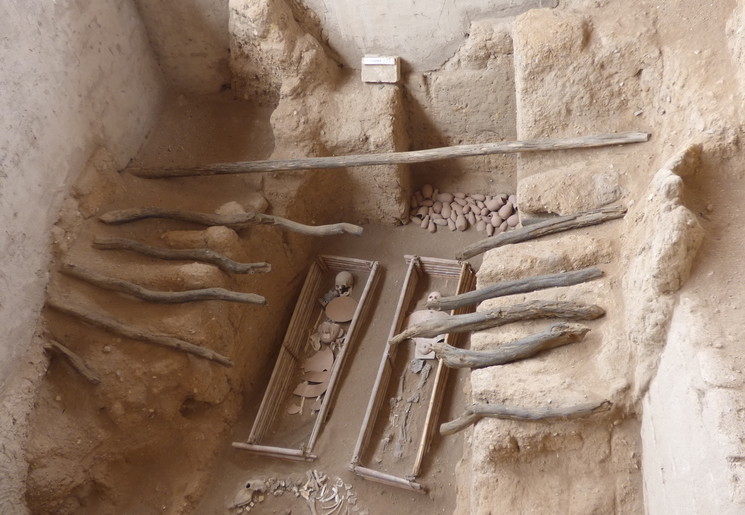 De tombes van de Lord van Sipan in de omgeving van Chiclayo, Peru