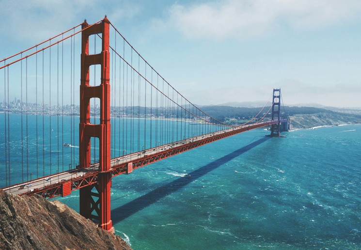 De Golden Gate-brug in San Francisco