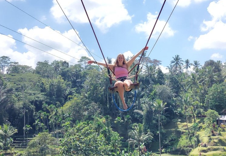 Schommelen Rijstterassen Bali