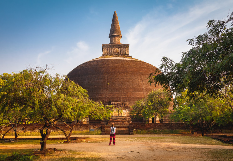 Stoepa in Polonnaruwa, Sri Lanka