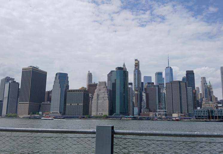 De skyline van New York