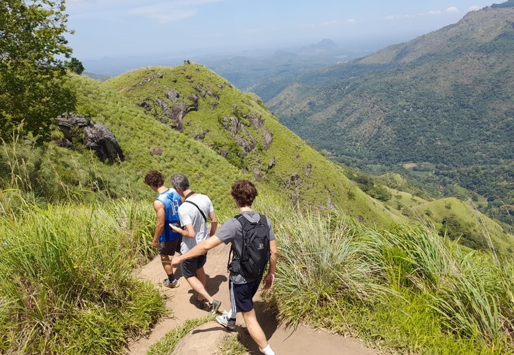 Wandelen vanaf Ella Rock, Sri Lanka