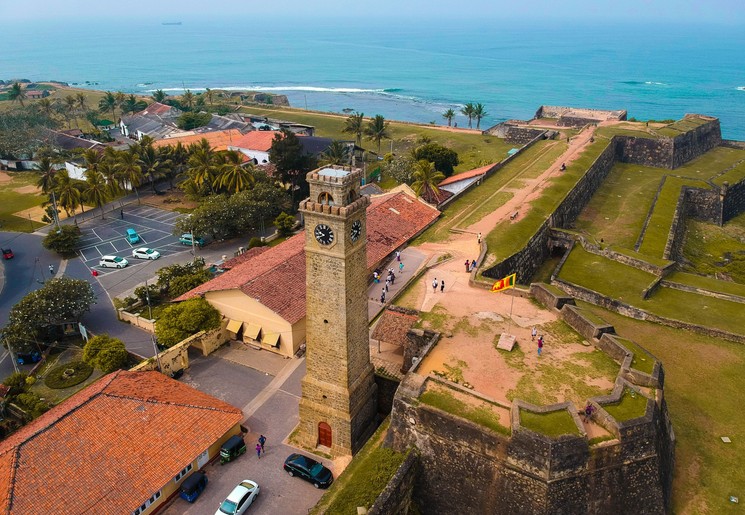 Bezoek Galle Fort in het stadje Galle
