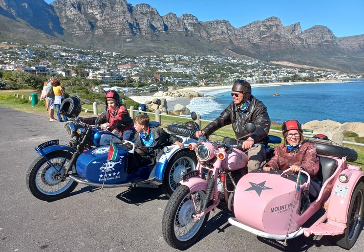 Zijspanroute door Kaapstad