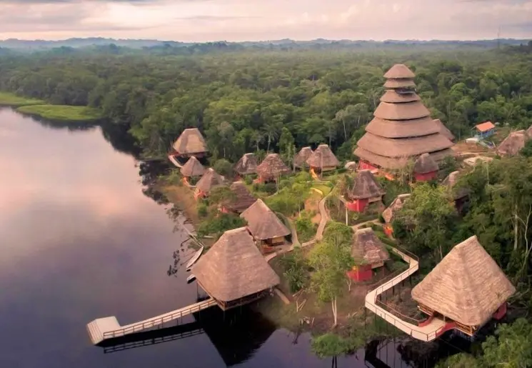 Het Napo Wildlife Center in Coca in de Amazone van Ecuador