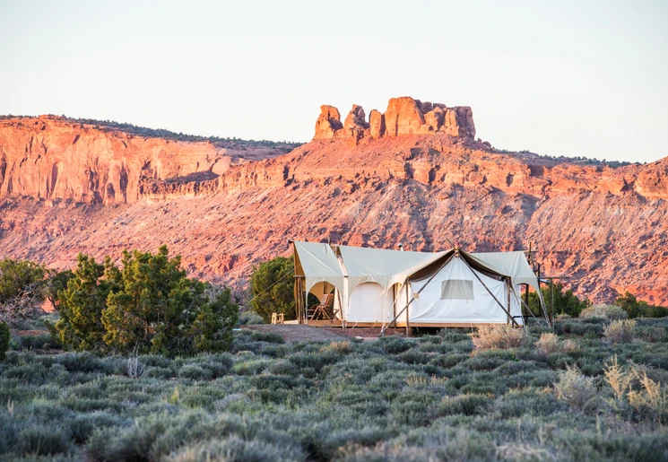 Glamping bij Moab, Under Canvas is onvergetelijk