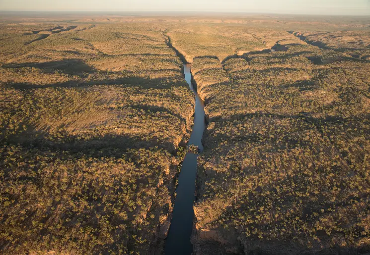 Katherine Gorge vanuit de lucht gefotografeerd, Australië - © Tourism Australia