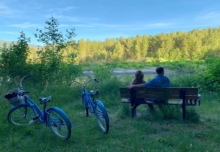 Maak een fietstocht vanaf Willowbrook Manor, omgeving Bellingham, USA