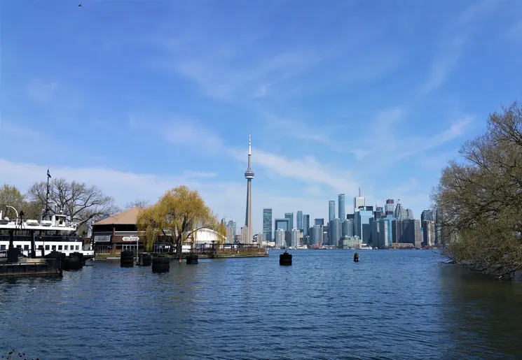 De skyline van Toronto, Oost-Canada
