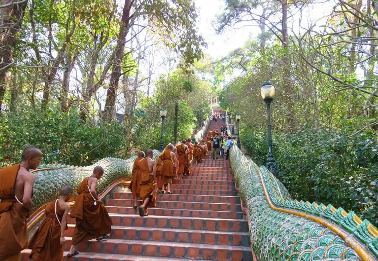 Monniken in Thailand Monniken in Thailand