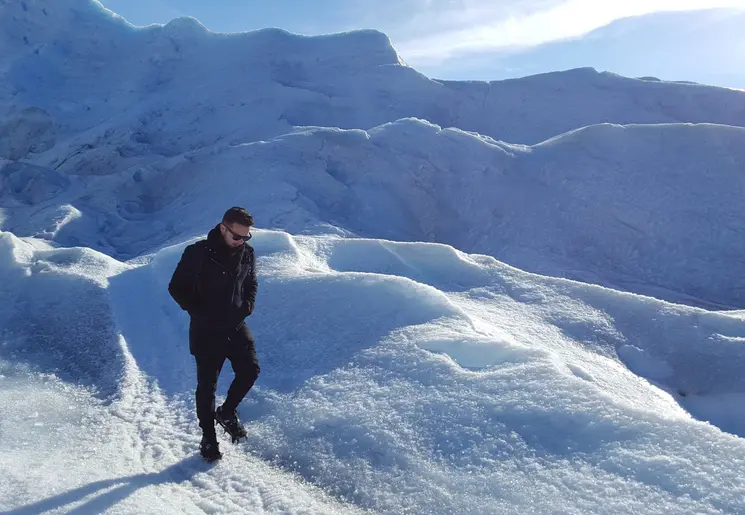 IJstrekking bij Perito Moreno, El Calafate, Argentinië