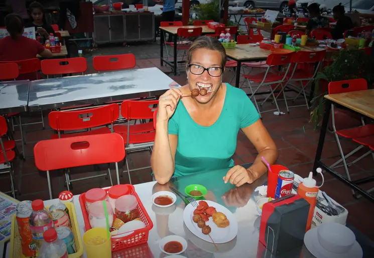 Proef de lokale Aziatische smaken Proef de lokale Aziatische smaken