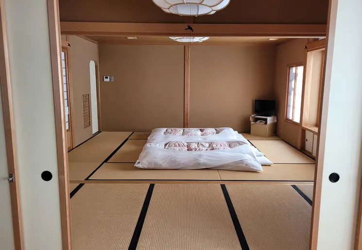 Tempelovernachting in Nagano, Japan